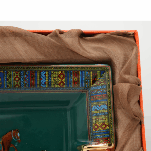 CIGARLOONG Ceramic Cigar Ashtray - Dark green