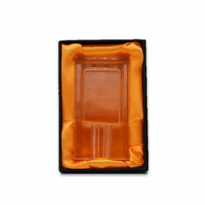 CIGARLOONG Crystal Cigar Ashtray - Transparent Gold
